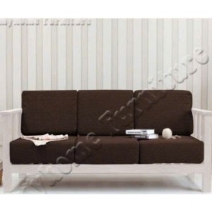 Slatted White : Ghế Sofa Băng Gỗ Sồi Kèm Nệm